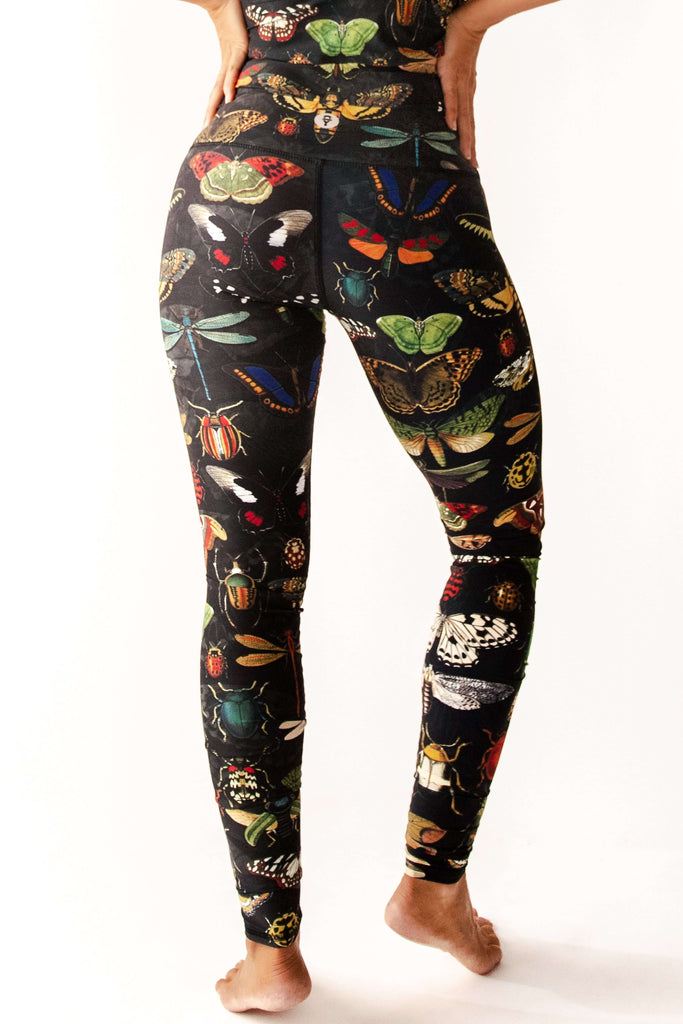 Buggin Out Printed Yoga Leggings back