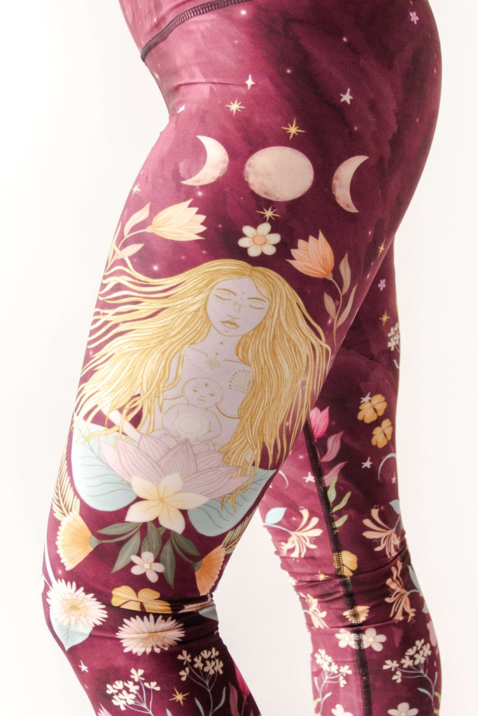 The Creator Printed Yoga Leggings close