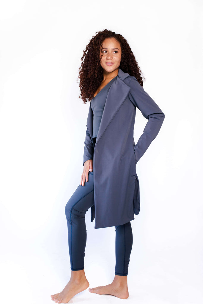 Trinity Blazer in Navy Blue side