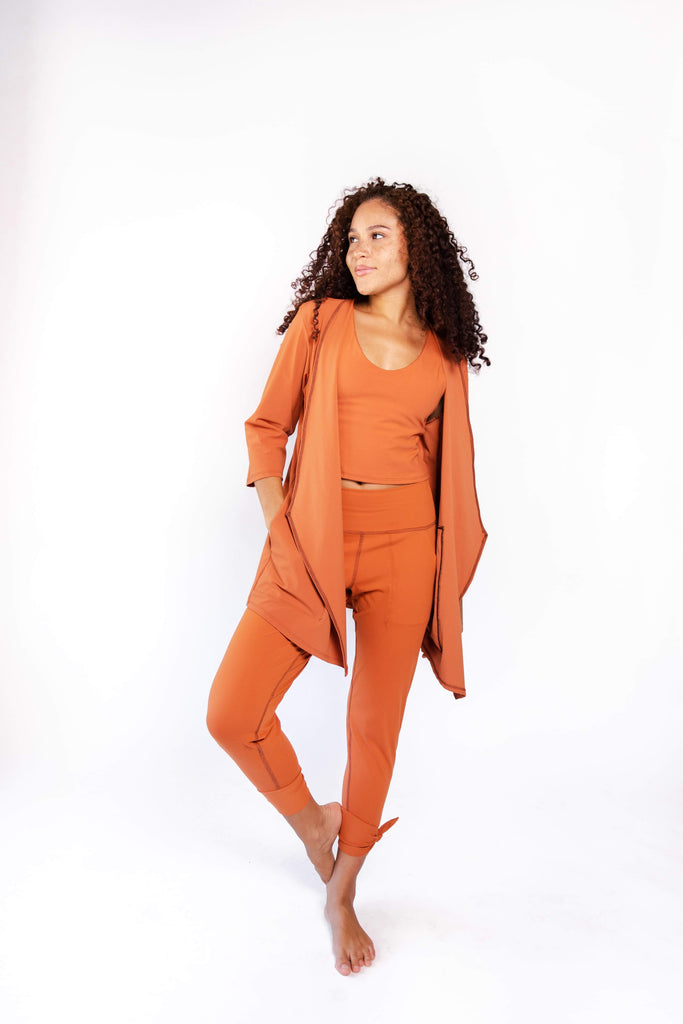 Roam Free Jacket in Burnt Orange front