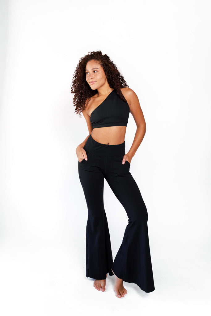 Bell Bottoms 2.0 in Jet Black front