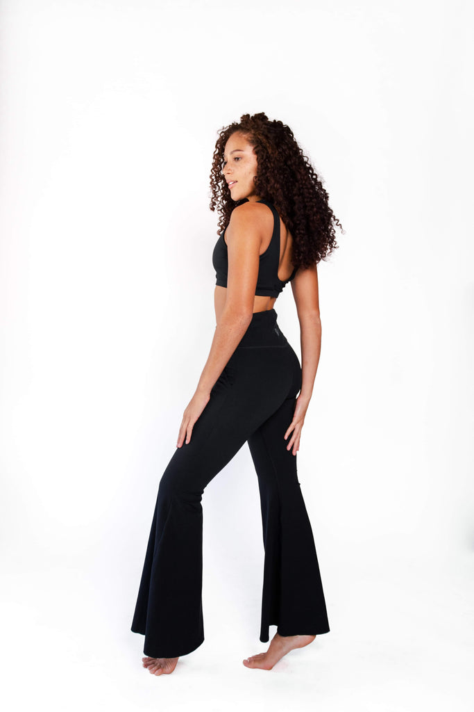 Bell Bottoms 2.0 in Jet Black side