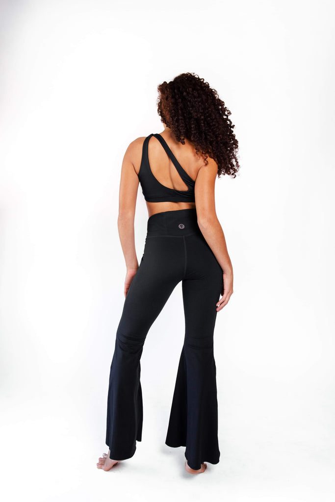 Bell Bottoms 2.0 in Jet Black back