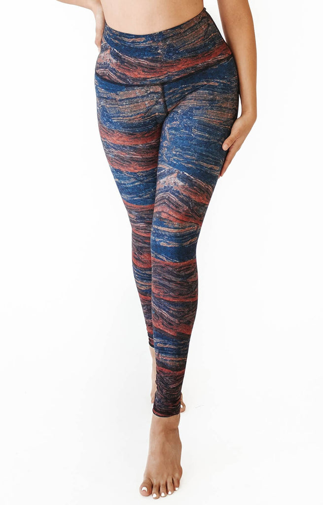 Pedra Printed Yoga Leggings Front