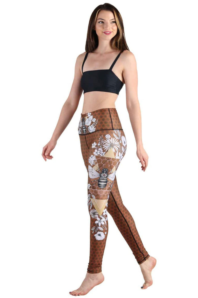 Yoga Democracy Leggings Beeloved Printed Yoga Legging