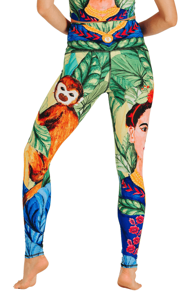 Yoga Democracy Leggings Frida Printed Yoga Leggings