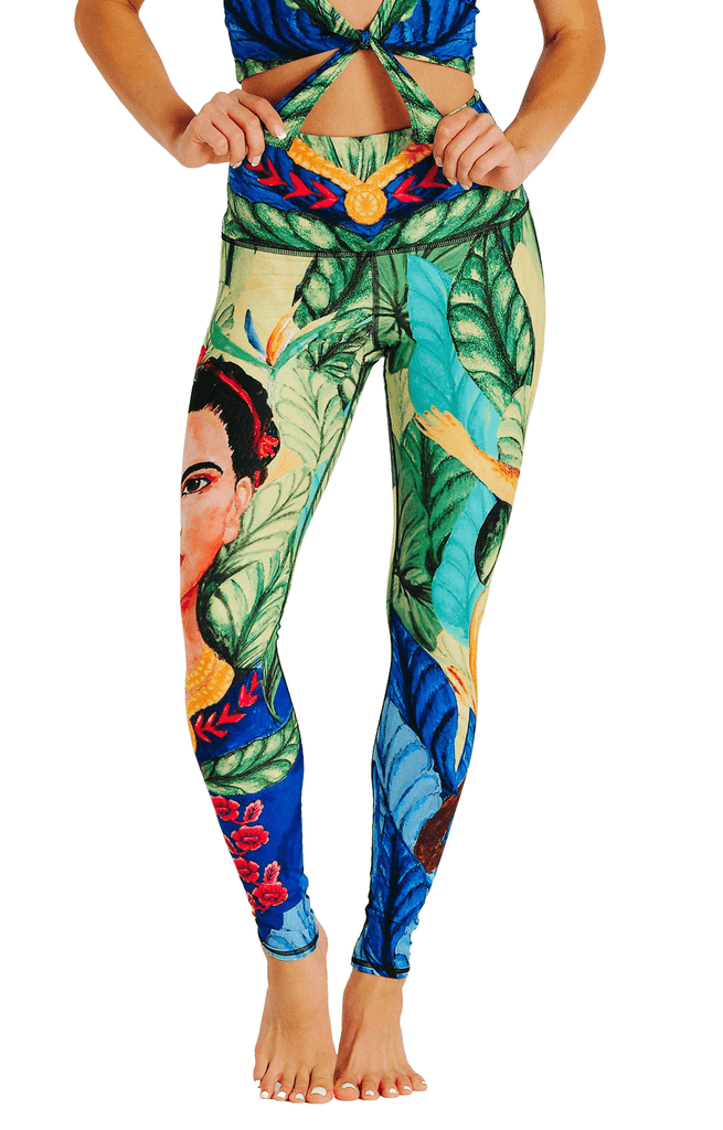 Yoga Democracy Leggings Frida Printed Yoga Leggings