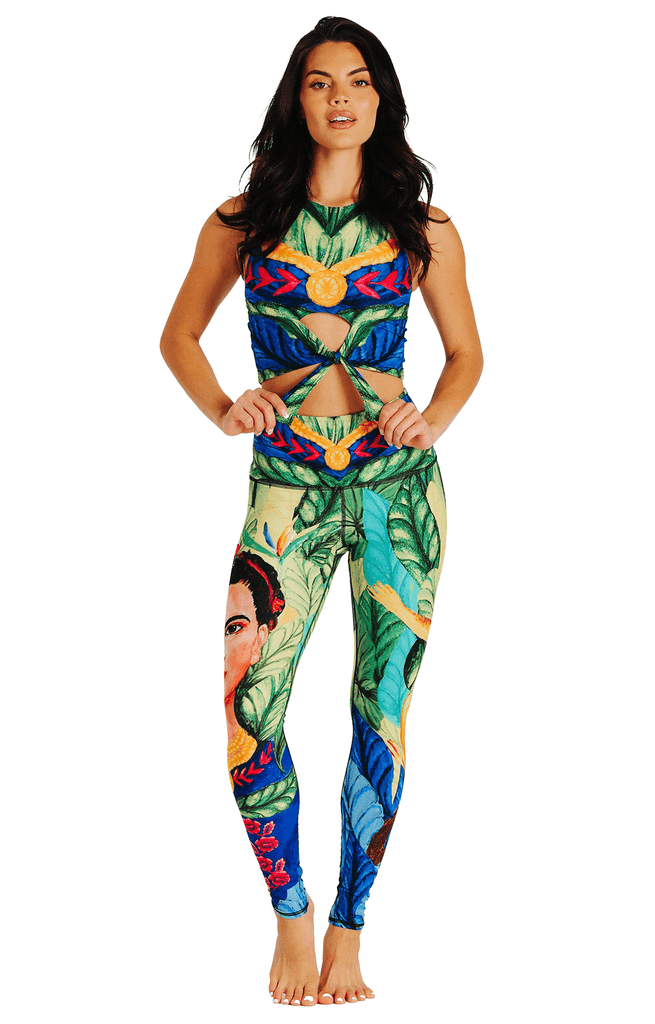 Yoga Democracy Leggings Frida Printed Yoga Leggings