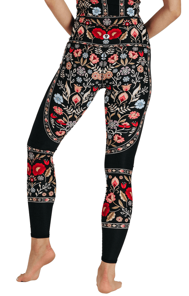 Rustica Printed Yoga Leggings Back