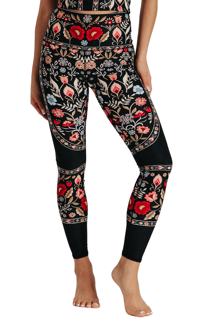 Rustica Printed Yoga Leggings Front