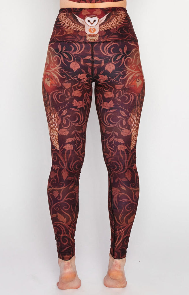 Wisdom Seeker Printed Yoga Leggings back