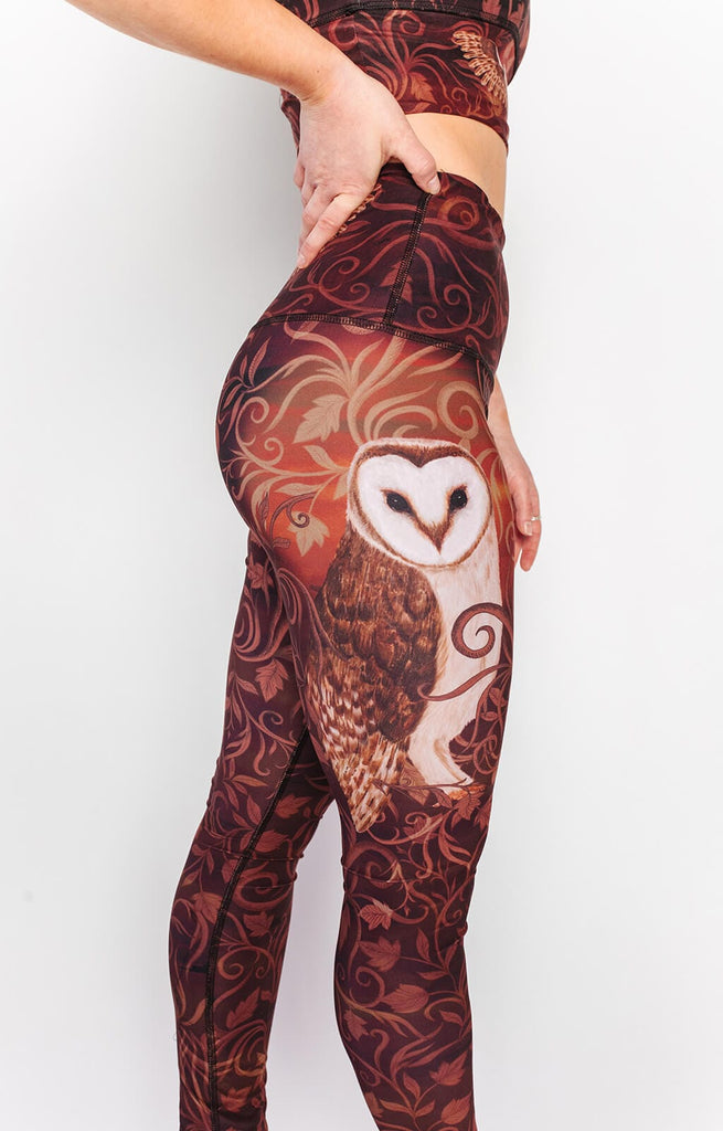 Wisdom Seeker Printed Yoga Leggings close