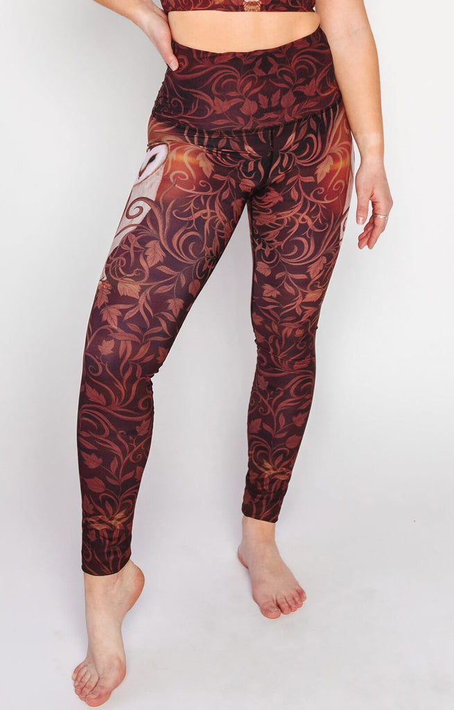 Wisdom Seeker Printed Yoga Leggings front