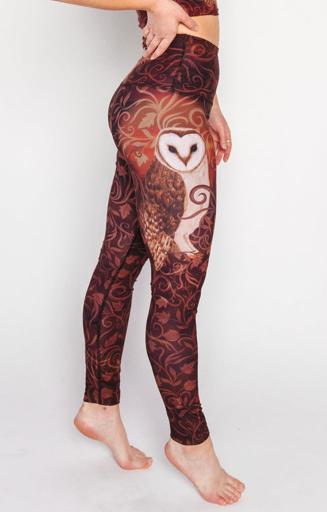 Wisdom Seeker Printed Yoga Leggings right