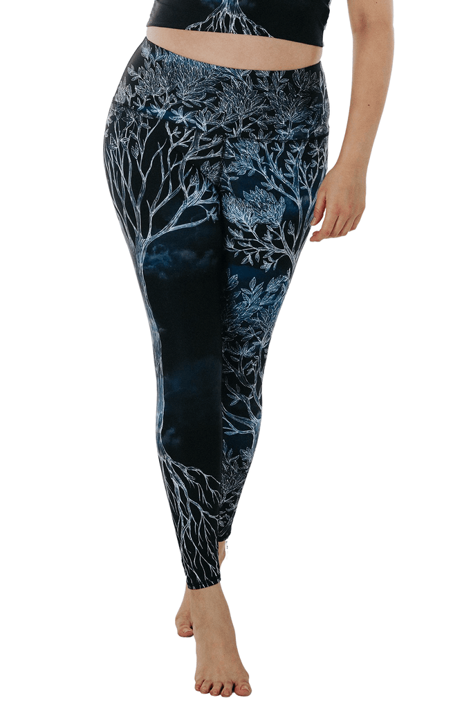 Root to Rise Printed Yoga Legging plus size