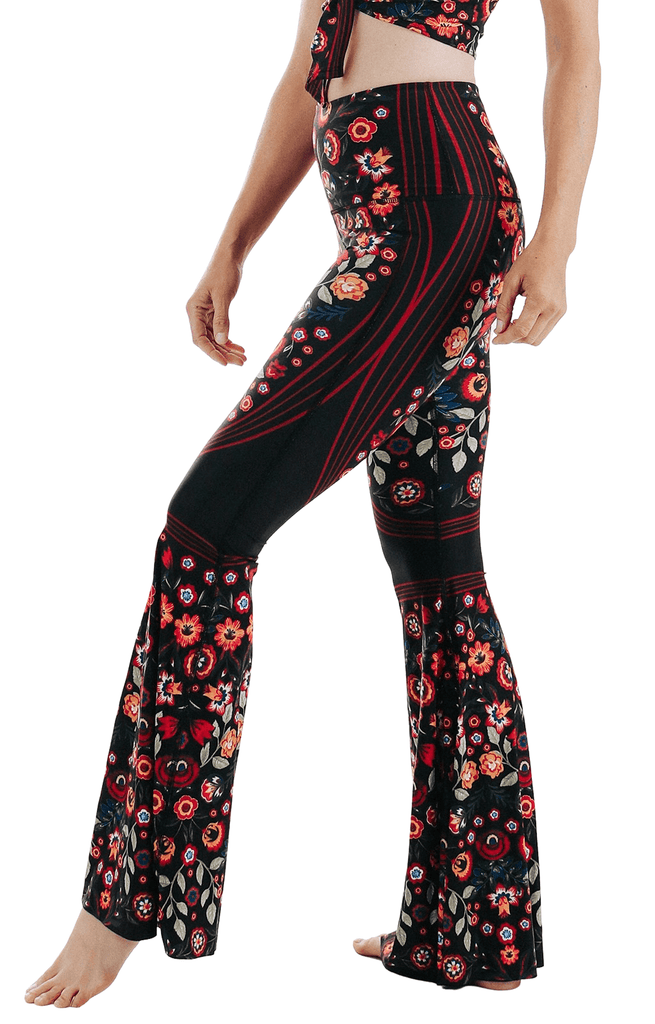 Folklore Printed Bell Bottoms left