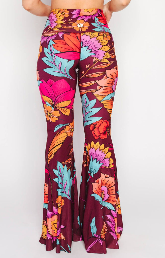 Indie Flow Printed Bell Bottoms back