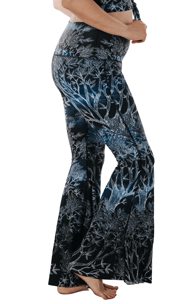 Root To Rise Printed Bell Bottoms Plus SIze