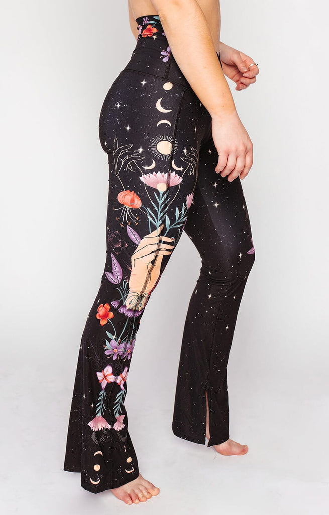 Split Flare Pant In Celestial Timing right