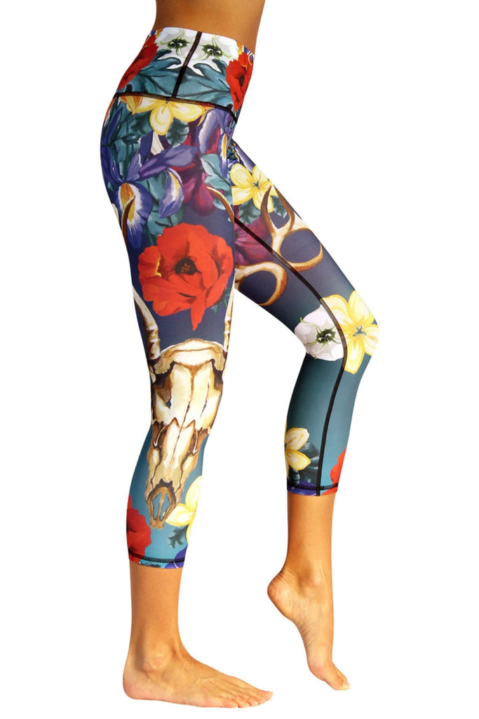 Yoga Democracy Leggings Georgia Printed Yoga Crops