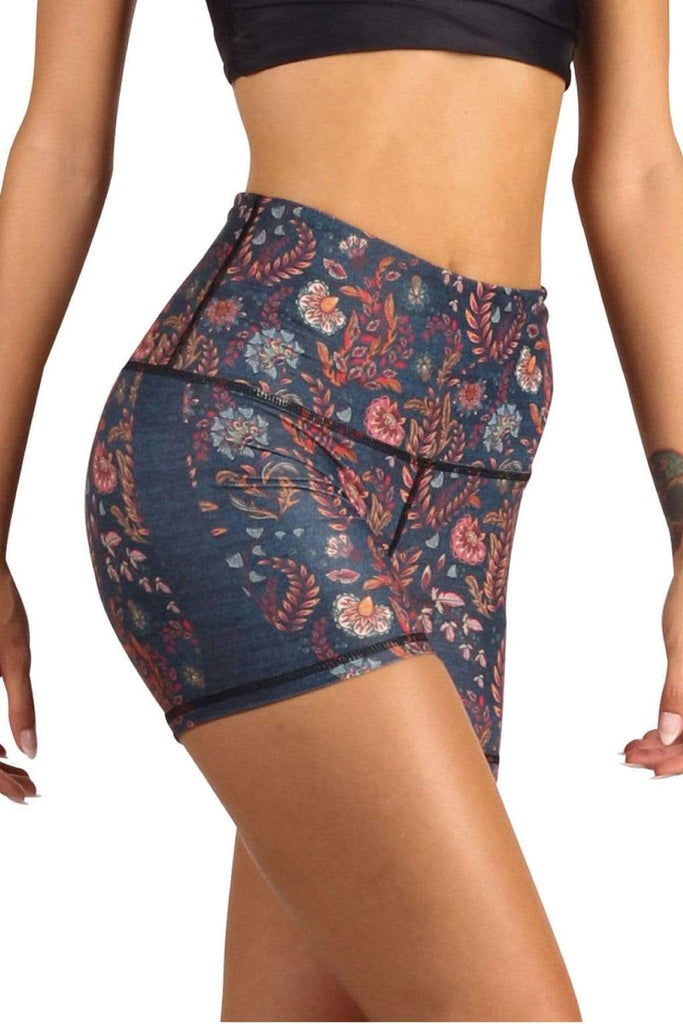 Yoga Democracy Shorts Joey Short in Festival Denim