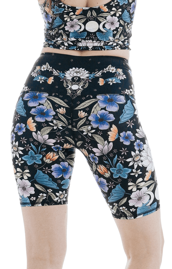 Biker Shorts in Divine Feminine Back View