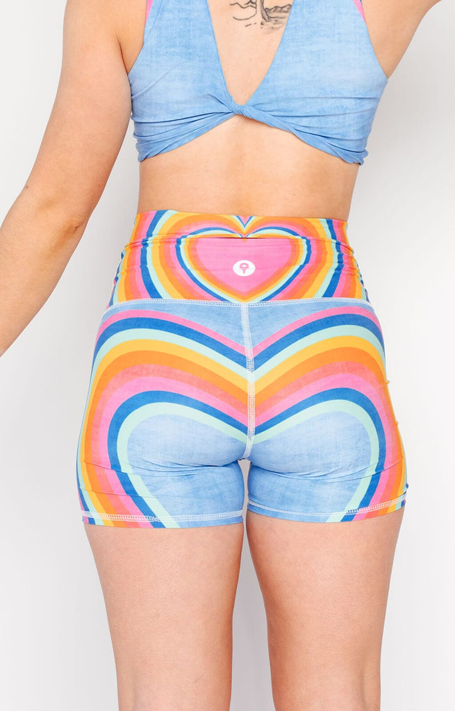 Movement Short in Rainbow Love back