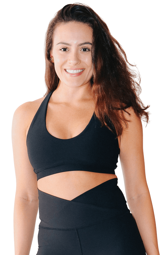 Mystique Bra in Jet Black front