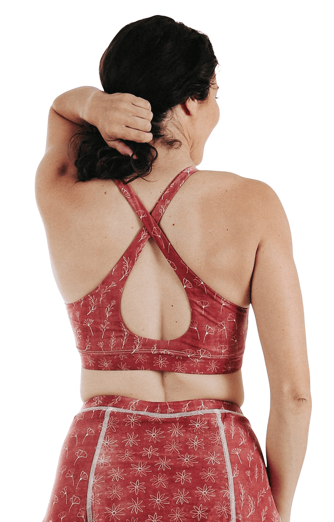 Mystique Bra in Terracotta Time Back View