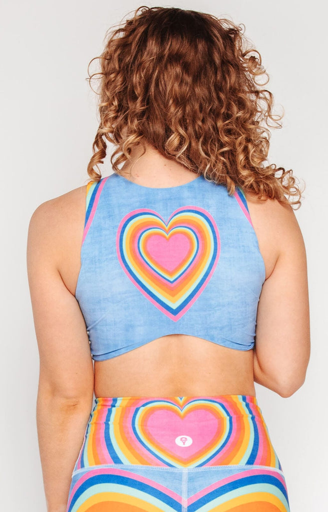 Reversible Twist Top in Rainbow Love back