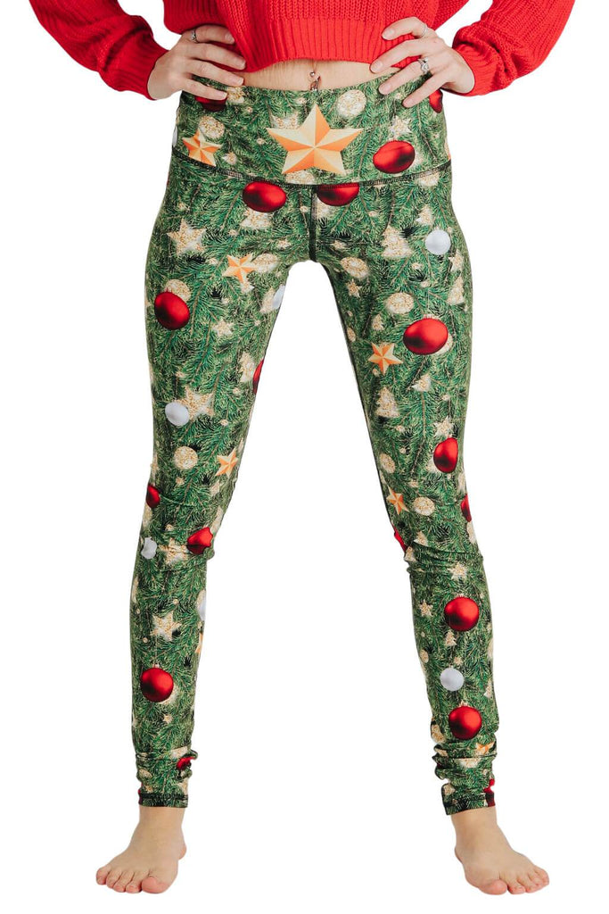 Yoga Democracy Leggings Christmas Story Printed Yoga Leggings