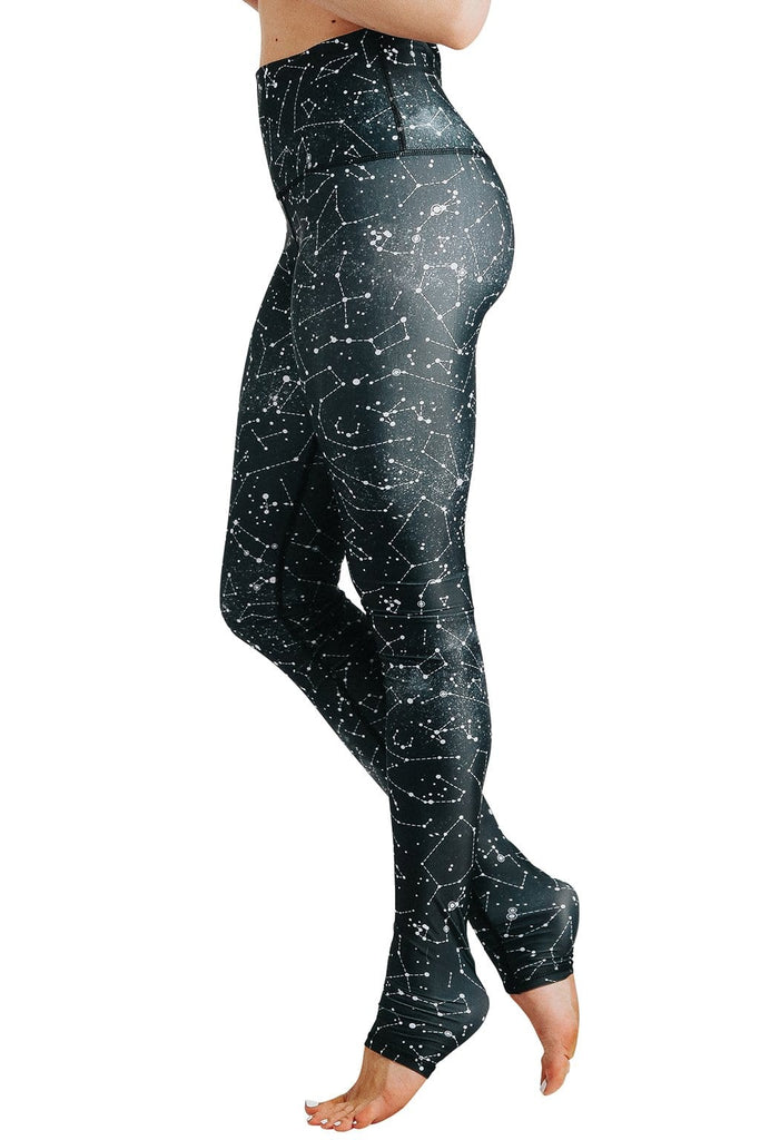 Yoga Democracy  Star Dust Printed Yoga Leggings