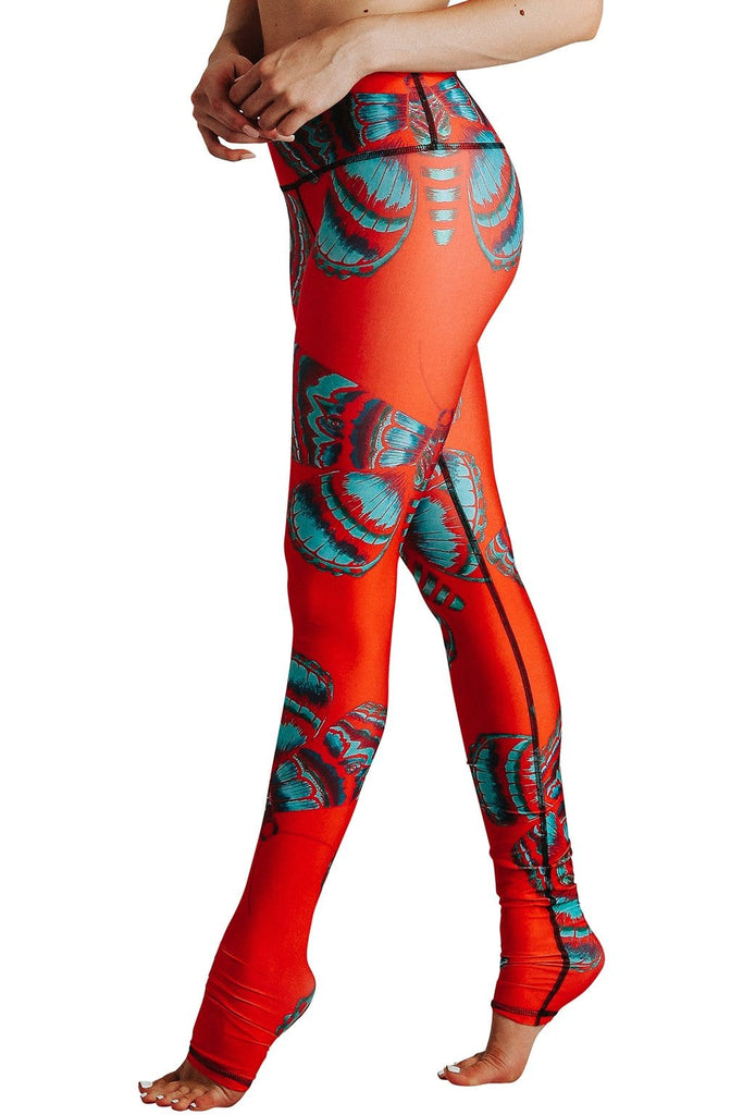 Yoga Democracy  Bright Flight Printed Yoga Legging