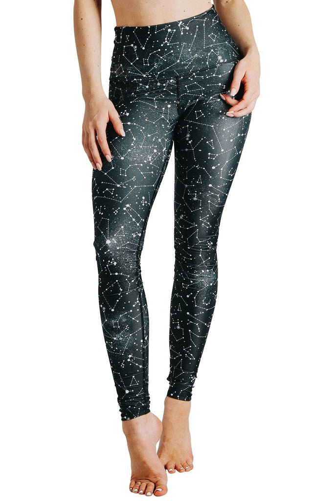 Yoga Democracy  Star Dust Printed Yoga Leggings