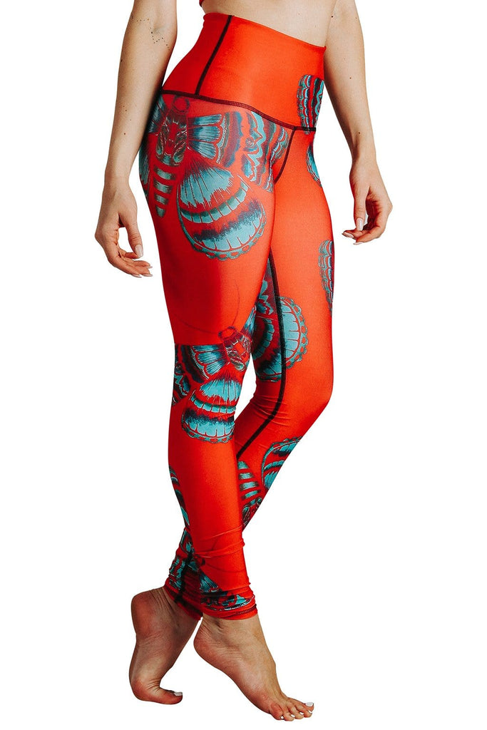 Yoga Democracy  Bright Flight Printed Yoga Legging