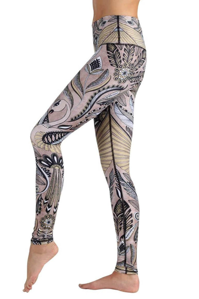 Yoga Democracy Leggings Desert Goddess Printed Yoga Leggings 