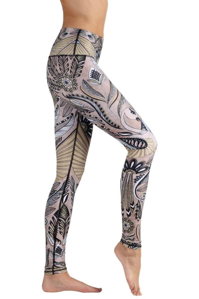 Yoga Democracy Leggings Desert Goddess Printed Yoga Leggings