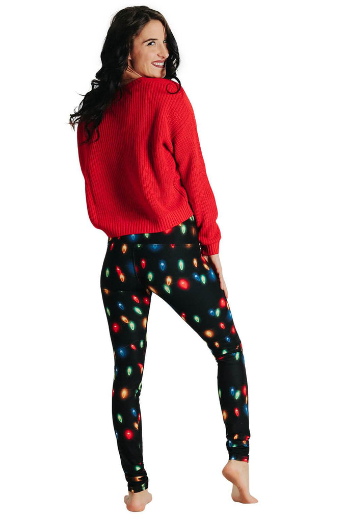 Yoga Democracy Leggings Light Me Up Printed Yoga Leggings