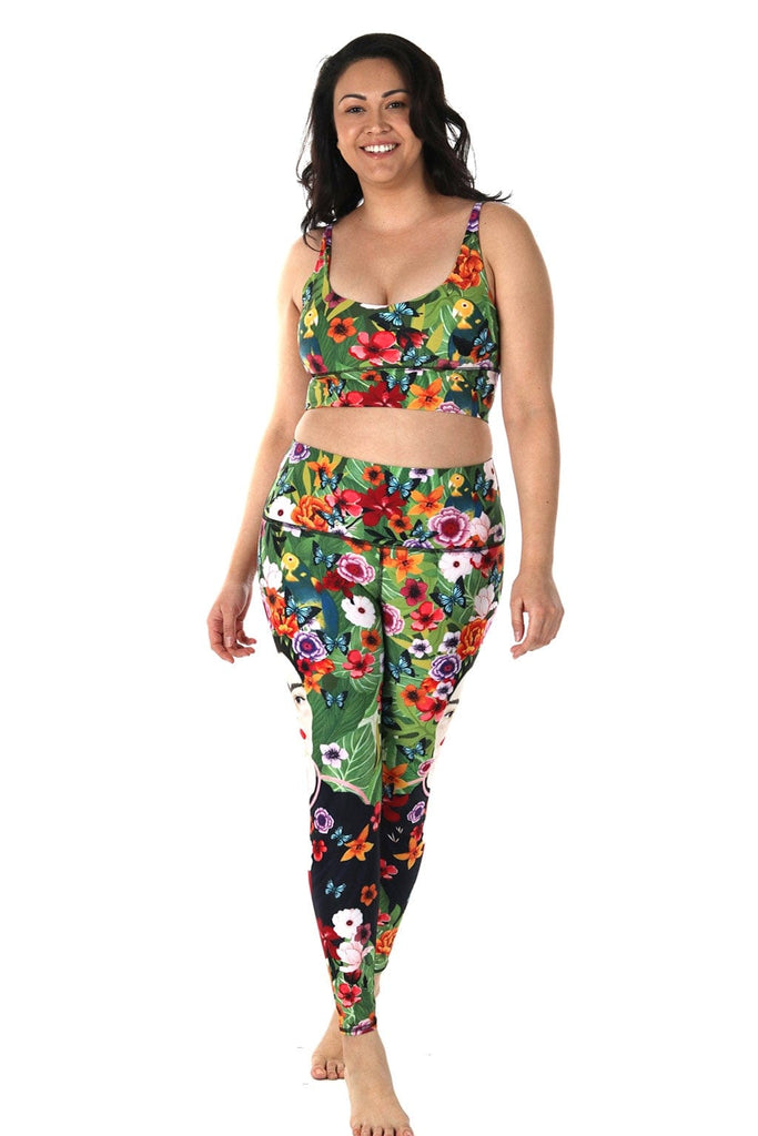 Yoga democracy Kahlo Printed Yoga Leggings 