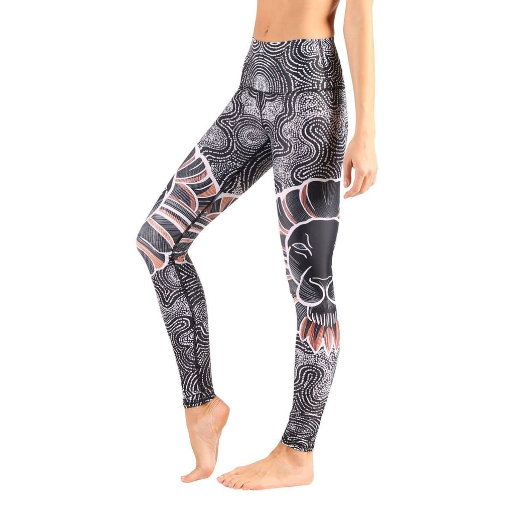 Yoga Democracy Leggings Lions Don't Sheep Printed Yoga Leggings - Final Sale