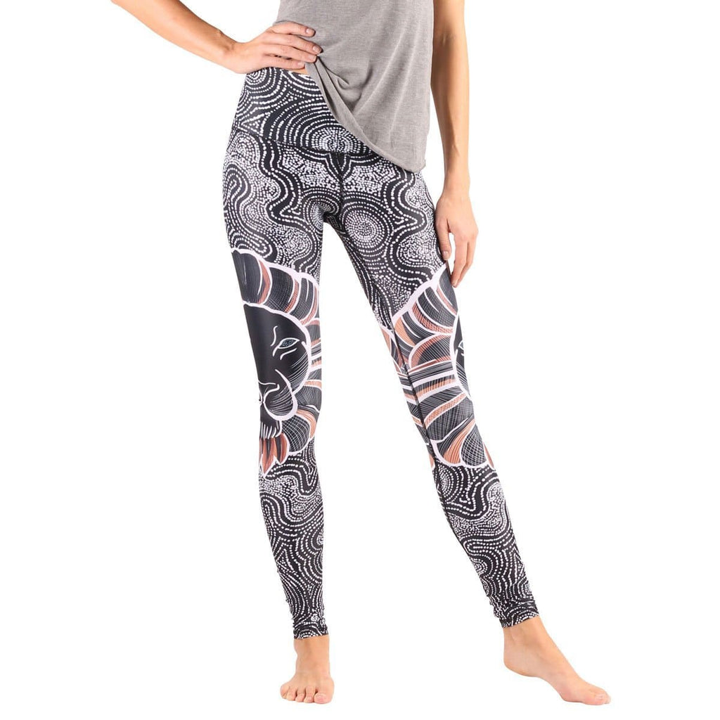 Yoga Democracy Leggings Lions Don't Sheep Printed Yoga Leggings - Final Sale